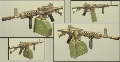 Metralhadora M4 Gunner para GTA San Andreas