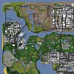 Mapa de localizações secretas do GTA San Andreas