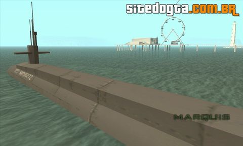 Mod do submarino para GTA San Andreas