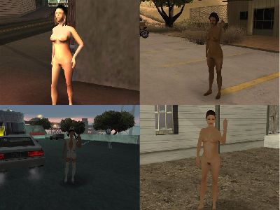 Mod das Namoradas nuas e sexys para GTA San Andreas