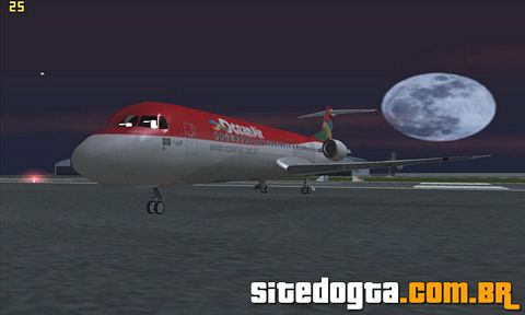Fokker 100 para GTA San Andreas