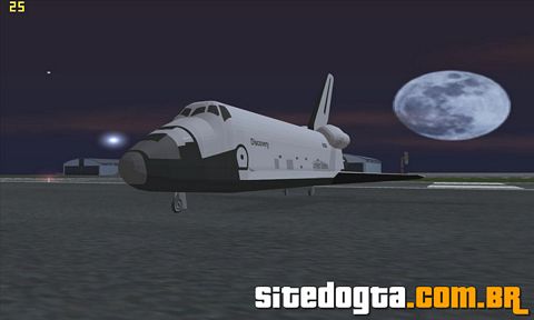 Ônibus espacial Discovery para GTA San Andreas