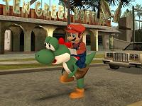 Yoshi do Super Mario para GTA San Andreas