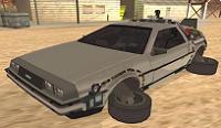 DeLorean do De volta para o Futuro para GTA San Andreas