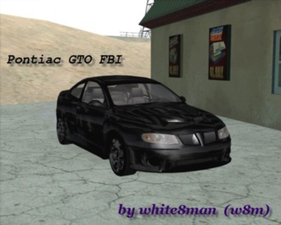 Pontiac GTO do FBI para GTA San Andreas