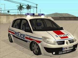 Renault Scénic II Police para GTA San Andreas