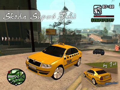 Skoda Superb Taxi para GTA San Andreas