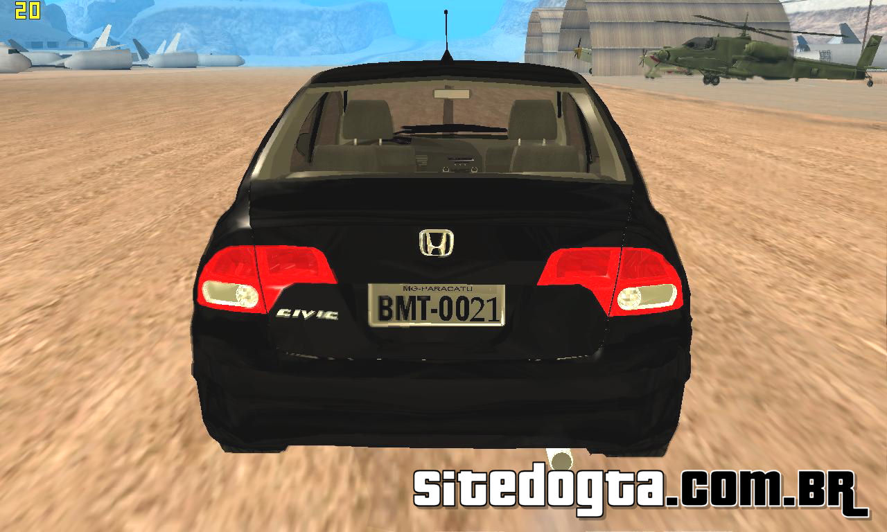 Gta san andreas honda civic 2007 mod #3