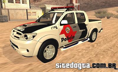 Toyota Hilux da PMESP para GTA San Andreas