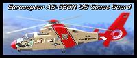 Helicóptero Eurocopter AS 365N Dauphin US Coast Guard para GTA San Andreas