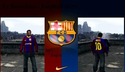 Skin da camisa do Barcelona