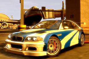 BMW M3 GTR NFS Most Wanted