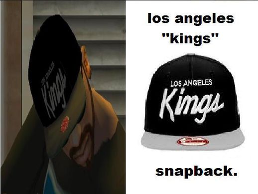 Bon Los Angeles King para GTA San Andreas