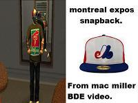 Boné Montreal Expos para GTA San Andreas