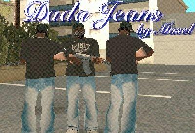 Calça jeans Dada para GTA San Andreas