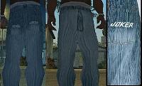 Jeans Joker Washed Denim para GTA San Andreas