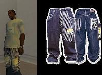 Jeans do Denver Nuggets para GTA San Andreas