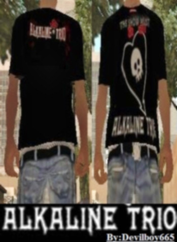 Camiseta do Alkaline Trio para GTA San Andreas