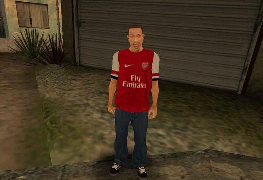 Camisa do Arsenal 2013 para GTA San Andreas
