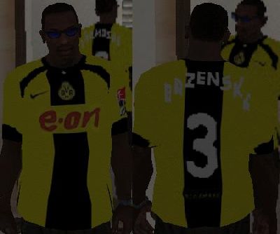 Camisa do Borussia Dortmund para GTA San Andreas