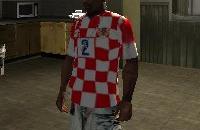 Camisa Croácia para GTA San Andreas