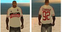 Camisa El Shaarawy do AC Milan para GTA San Andreas