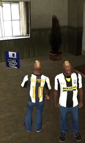 Camisa do Juventus 2008 para GTA San Andreas