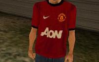 Camisa Manchester United 2013 para GTA San Andreas