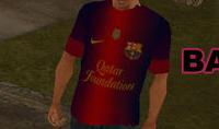 Camisa Messi do Barcelona 2013 para GTA San Andreas