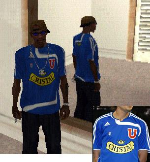 Camisa do Universidad de Chile para GTA San Andreas