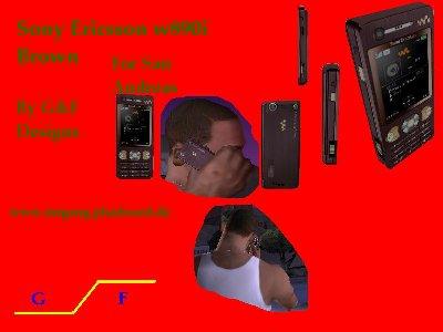 Sony Ericsson w890i Handy para GTA San Andreas
