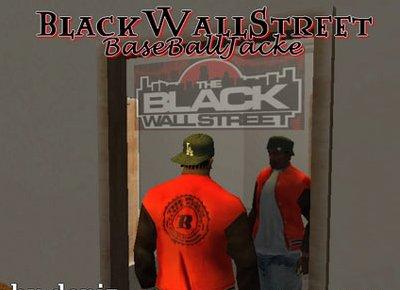 Jaqueta BlackWallStreet BaseBall para GTA San Andreas