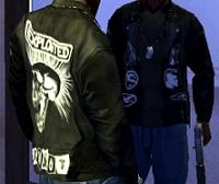 Jaqueta de couro Punk para GTA San Andreas