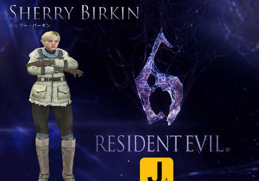 Skin do Sherry Birkin do Resident Evil 6 para GTA San Andreas