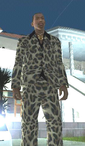 Terno de leopardo para GTA San Andreas