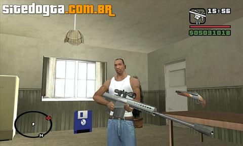 Rifle Barret M82 para GTA San Andreas