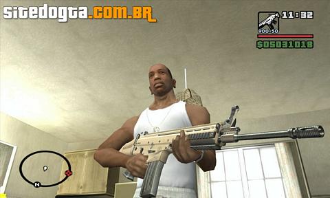 Fuzil FN Scar-L para GTA San Andreas