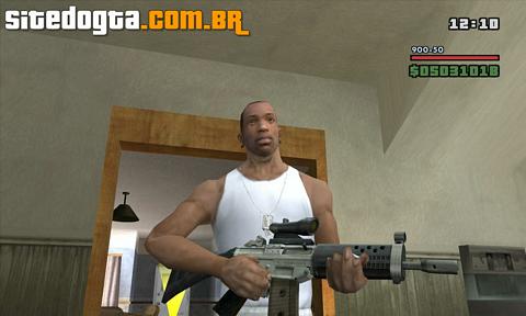 Fuzil SIG 552 Commando para GTA San Andreas