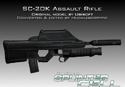 Rifle de assalto SC-20K para GTA San Andreas