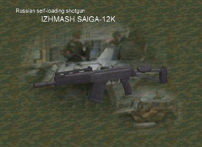 Submetralhadora Izhmash Saiga-12K para GTA San Andreas