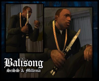 Faca Balisong Butterfly para GTA San Andreas