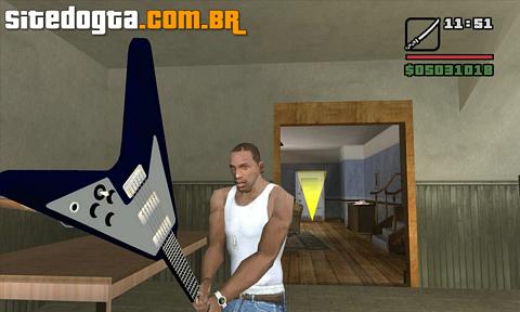 Guitarra Gibson Flying V para GTA San Andreas