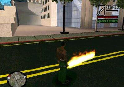 Espada de fogo para GTA San Andreas