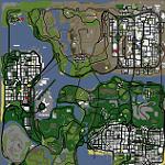 Mapa de assets do GTA San Andreas