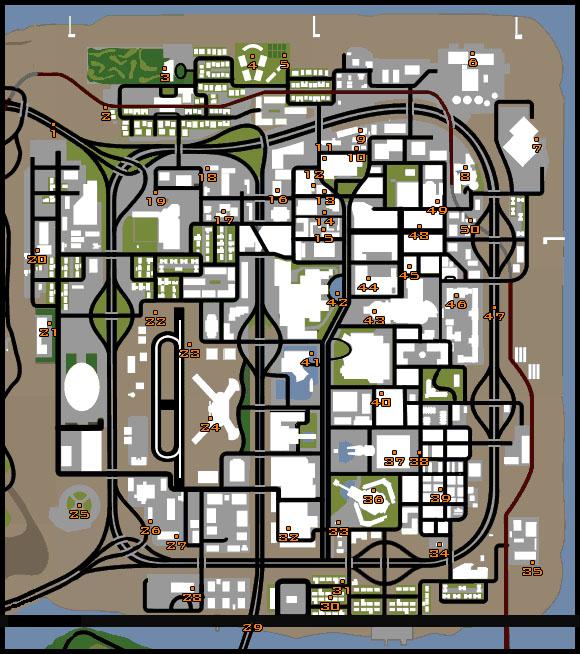 Como liberar todas a cidades do mapa no GTA San Andreas