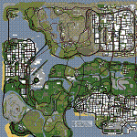Mapa de mini games do GTA San Andreas