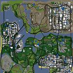 Mapa de pulos únicos do GTA San Andreas