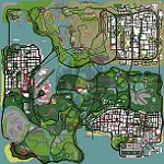 Mapa de veículos para GTA San Andreas