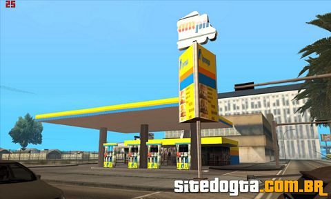 Mod do Posto Ipiranga em Los Santos para GTA San Andreas