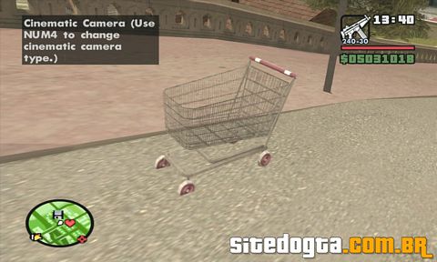 Mod do carrinho de supermercado para GTA San Andreas